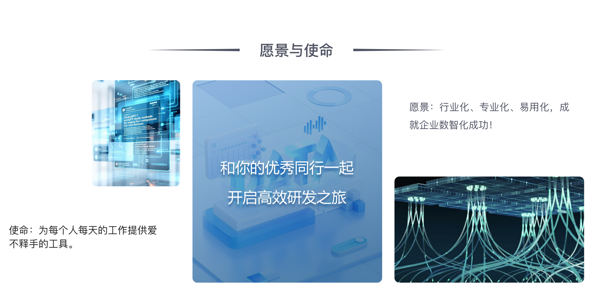 人才招聘 - 愿景与使命