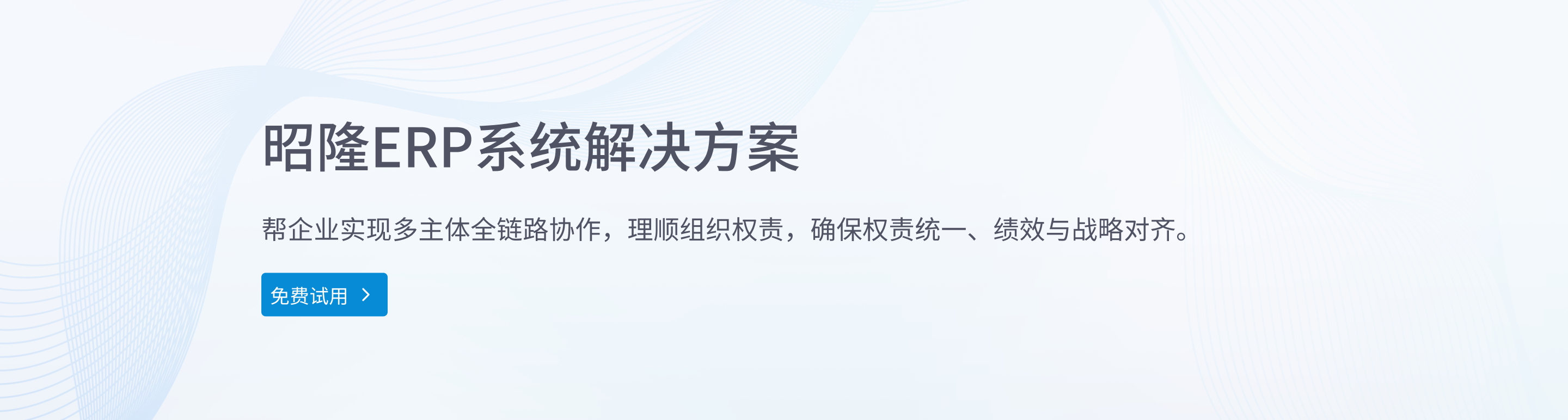 昭隆ERP系统 - 第1屏